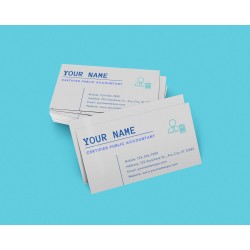 Silk Laminated Foil Business Cards 16Pt