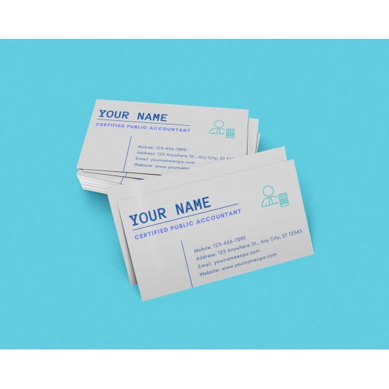 Silk Laminated Foil Business Cards 16Pt