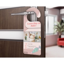 4 x 9 Door Hanger (12pt Glossy Card Stock)