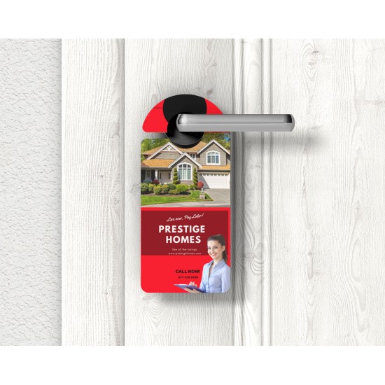 4 x 9 Door Hanger (12pt Glossy Card Stock)