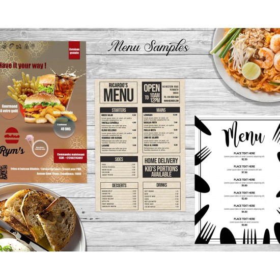 Restaurant Menu